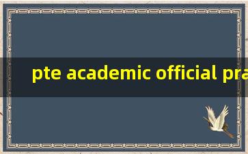 pte academic official practice